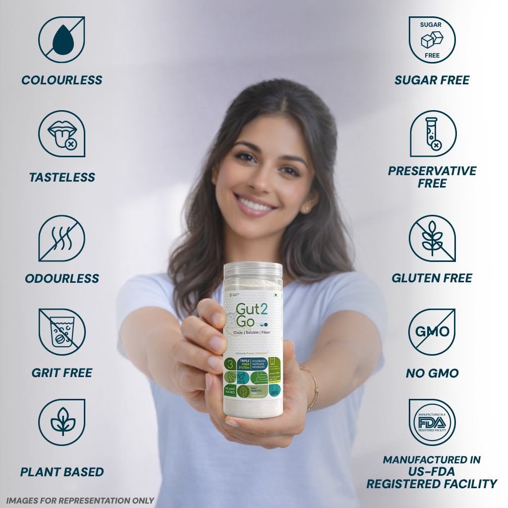 Gut2Go Triple Fiber Supplement
